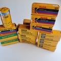 Vintage Sealed Expired 80's Kodak 120 Film Rolls in sealed Original Boxes. priced each. Tri-X. Ektachrome. Panatomic. Professional.