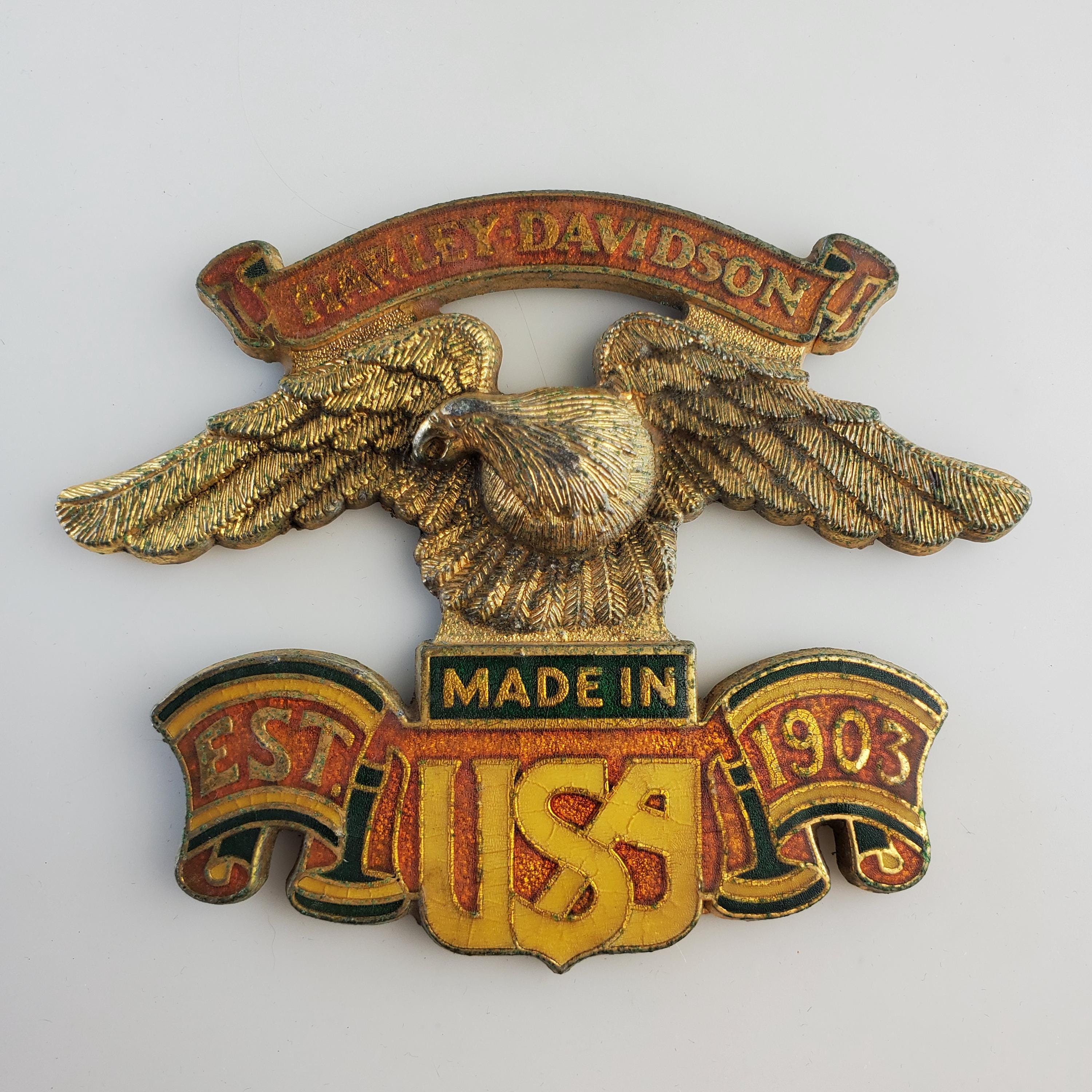 Harley Emblem Metal - Etsy