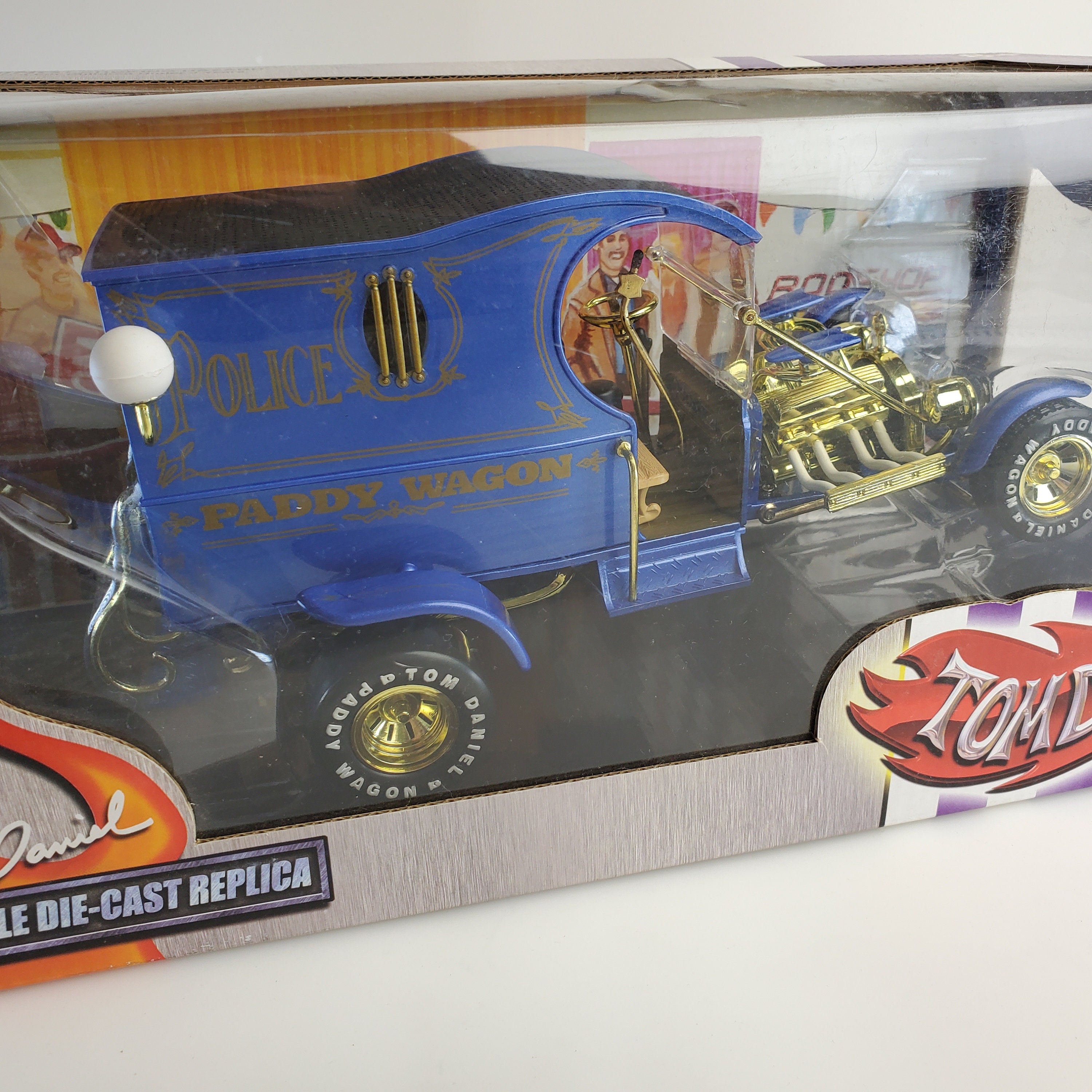 Vintage Tom Daniel 1/18 Die Cast Police Paddy Wagon Mint in