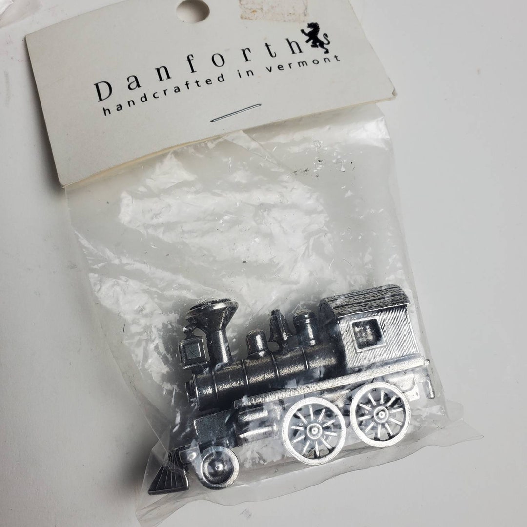 Danforth Pewterers Pewter Birthday Train Engine Car Pieces Etsy
