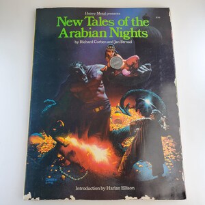 Extremely Rare Vintage 1979 Heavy Metal Presents New Tales of the Arabian Nights Graphic Novel by Richard Corben & Strnad. Read Description
