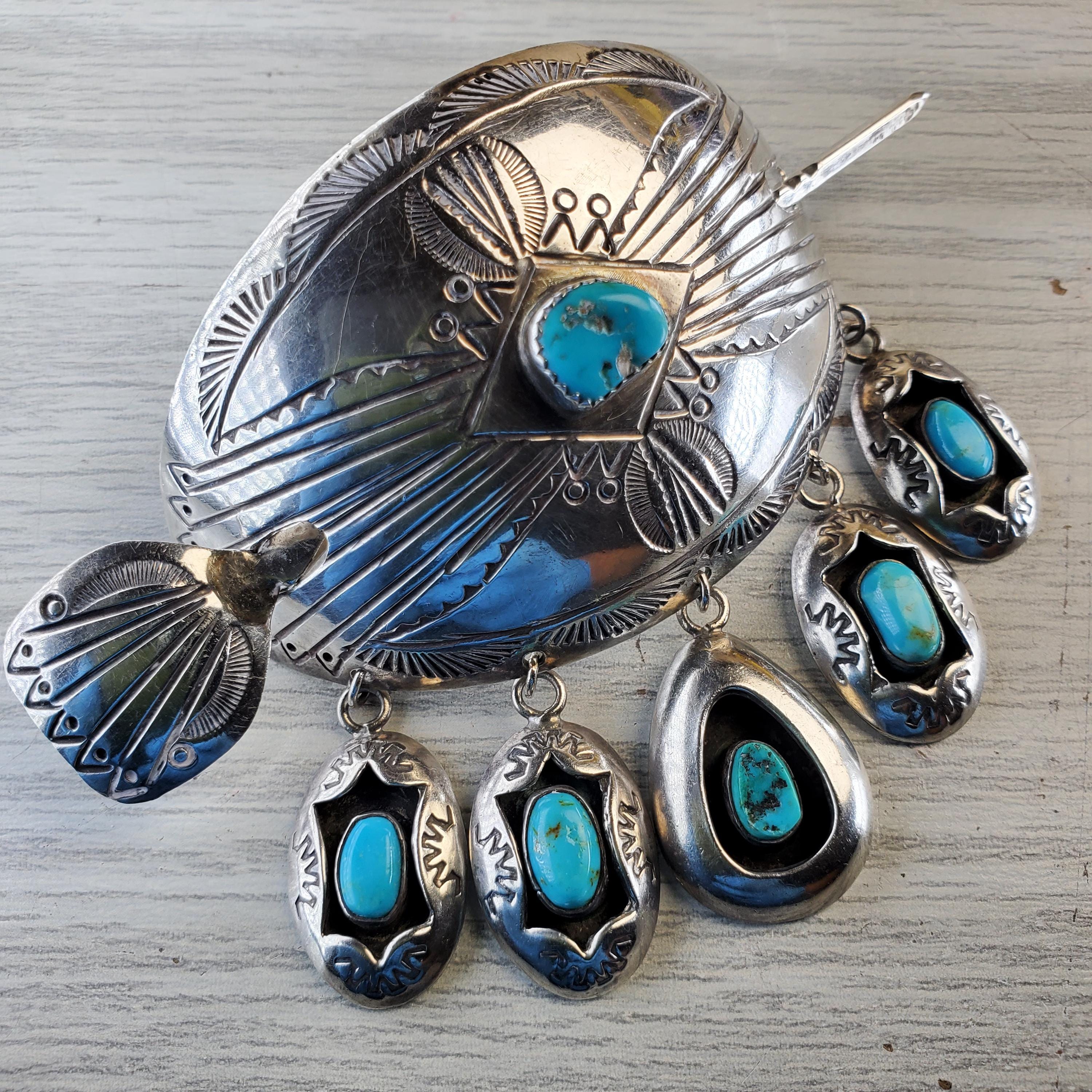 Navajo Signed Pin - Etsy