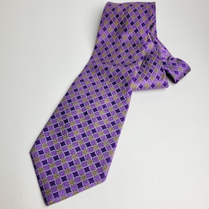 Purple Faberge Easter Egg Silk Necktie