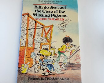 Rare 1st Edition Billy Jo Jive & the Case of the Missing Pigeons by John Shearer Hardcover by Delacorte Press.