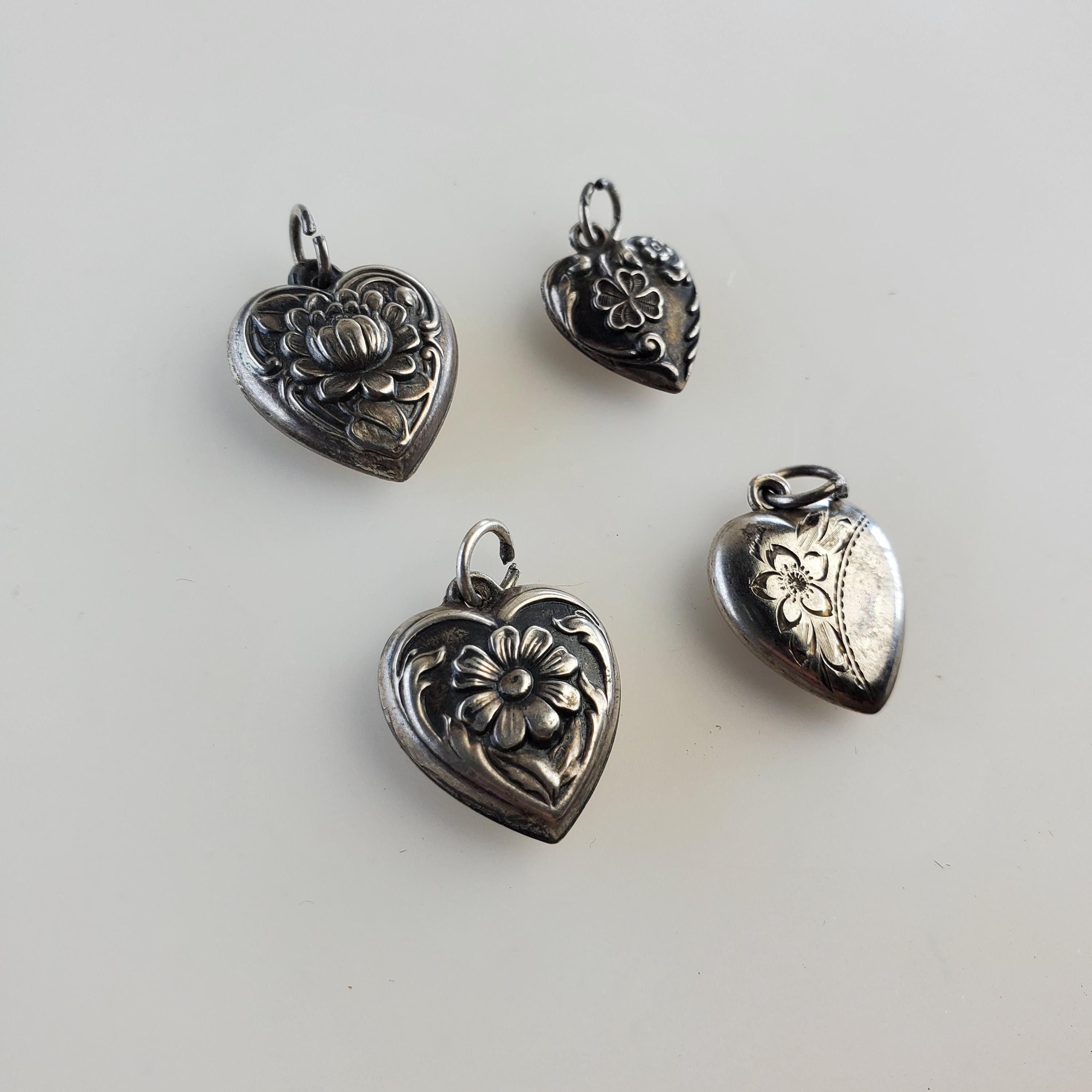 Vintage Puffy Heart - Etsy
