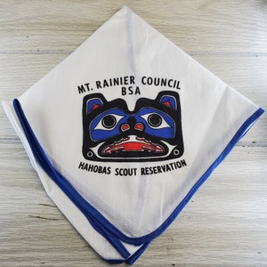 Vintage BSA Neckerchief 70's 80's. Boy Scouts of America. Wolverton. Colorado. Alaska. Hahobas. Walika.