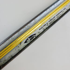 Vintage Kessler Thermometer in Hanging Brass Shuttle Tube. Working!