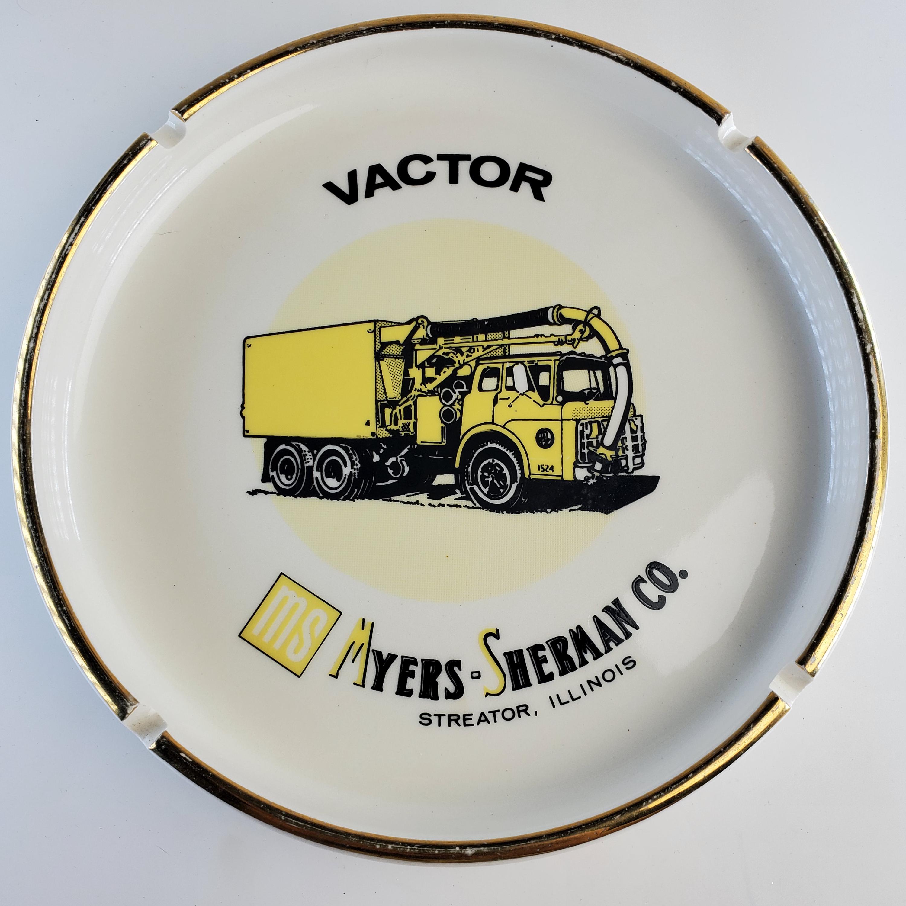 cigarette express streator il VTG MCM Advertising Ashtray for Meyers Sherman Co. Vactor Sewer Truck Streator Illinois. Ceramic With Gold Accented Lip. Made by Colson cigarette express streator il VTG MCM Advertising Ashtray for Meyers Sherman Co. Vactor Sewer Truck Streator Illinois. Ceramic With Gold Accented Lip. Made by Colson