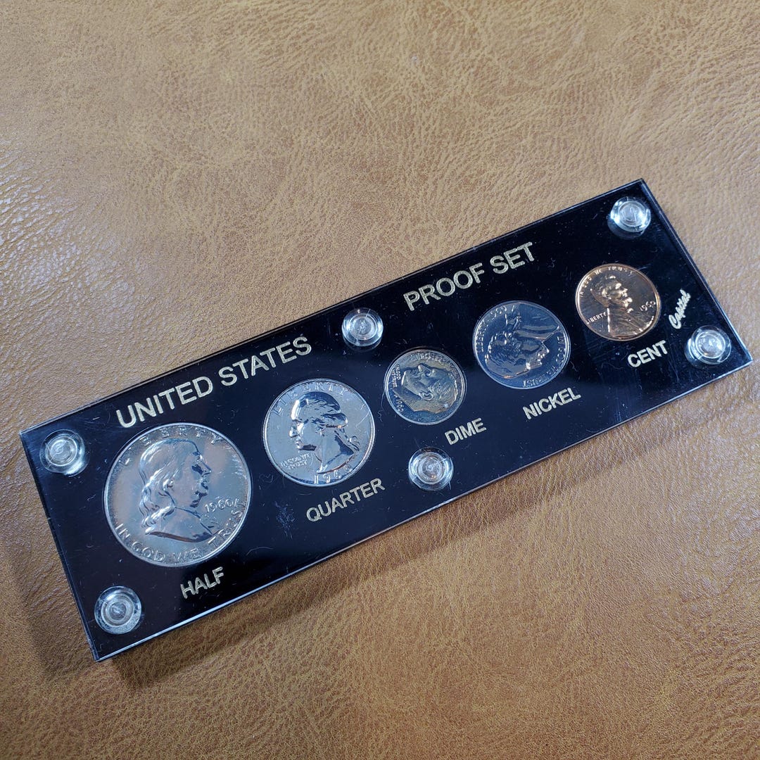 United States Proof 1960 Coin Set by Capital. Sealed Encapsulated in ...