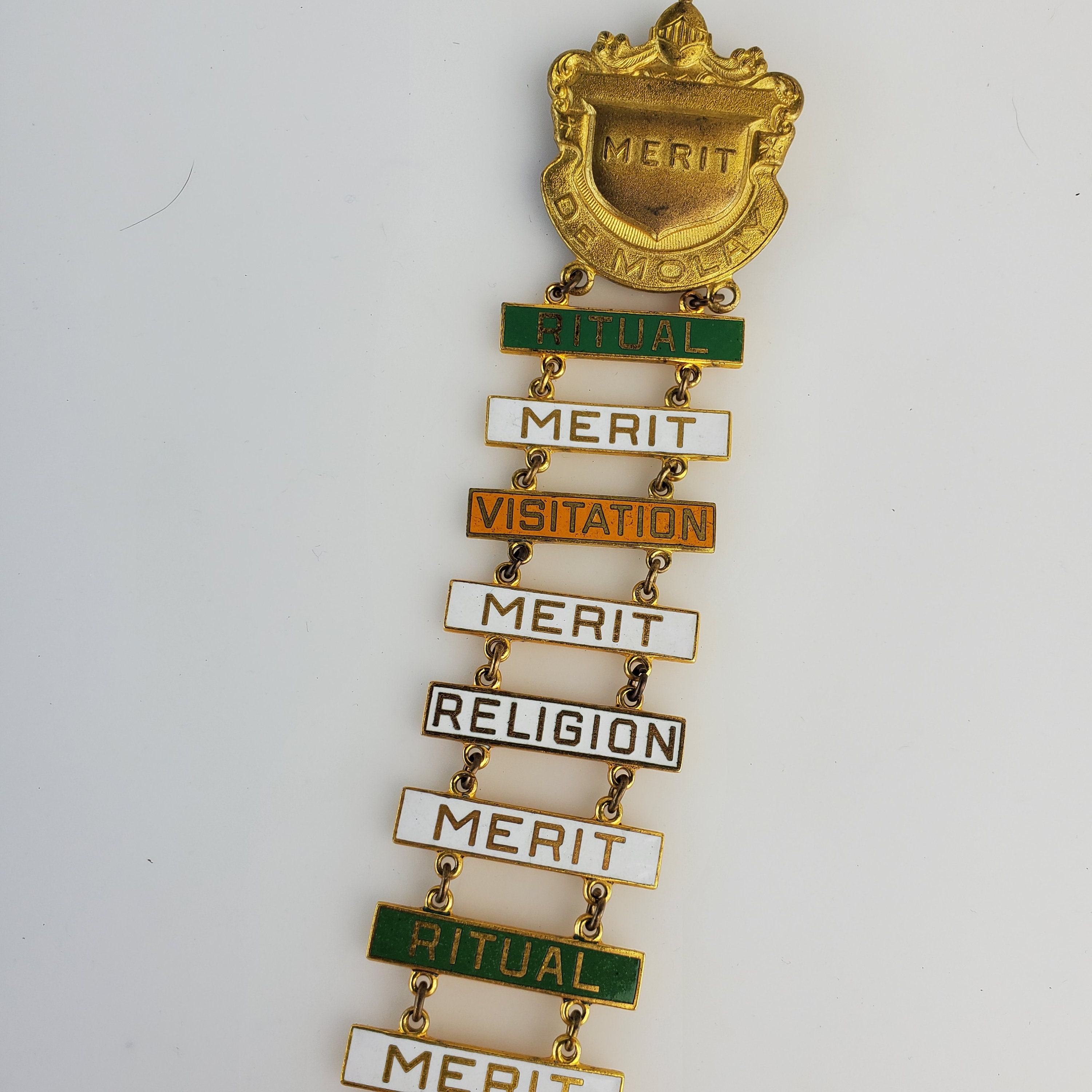 T51 Orden Masónica De Demolay Anillo De Molay Escudo