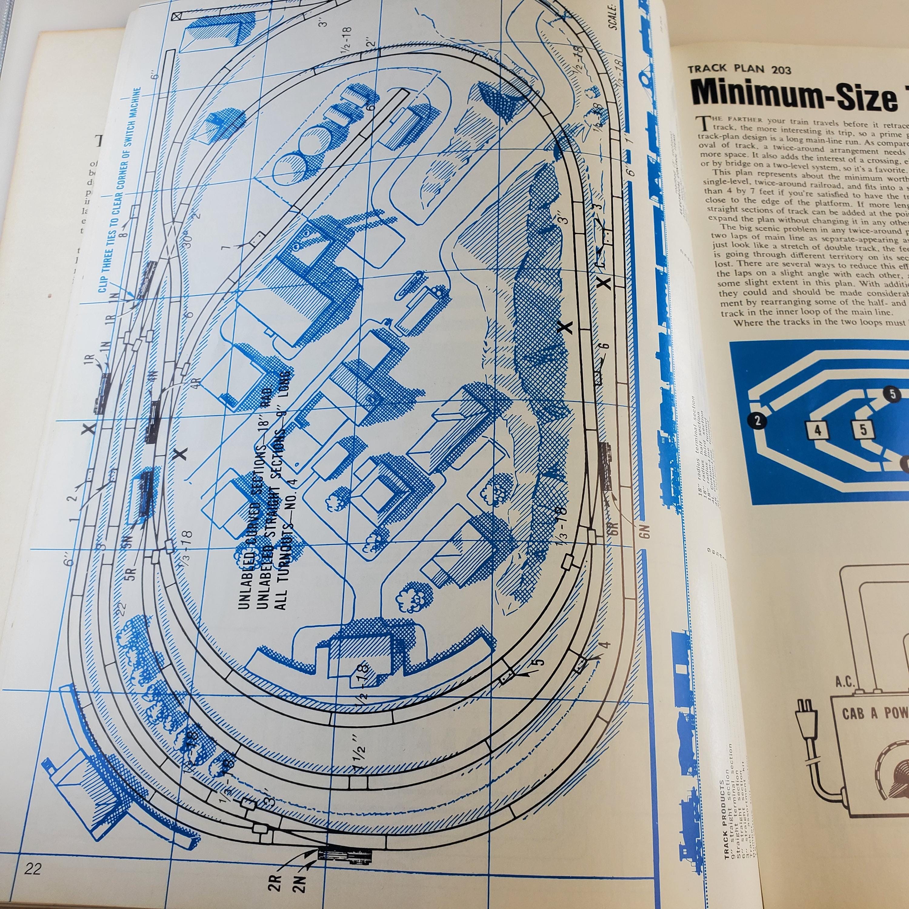 Vintage 1971 Atlas 2nd Edition HO Scale Railroad Layouts Custom Line ...