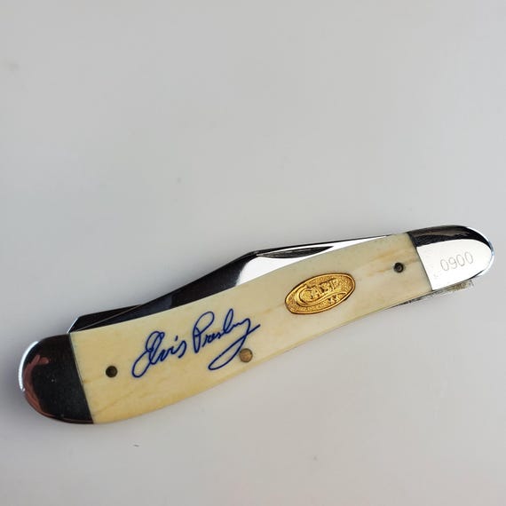 Rare Vintage 1989 Elvis Presley Numbered 0900 Case XX Trapper