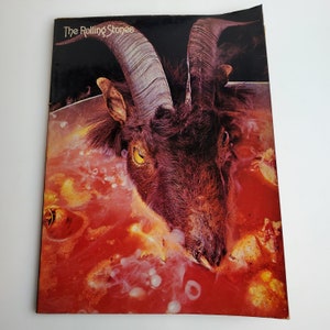 1976 the Rolling Stones Goats Head Soup RARE Music Book - Etsy