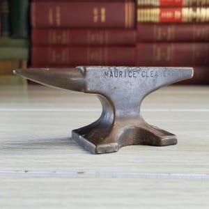 Vintage Miniature Anvil - Etsy