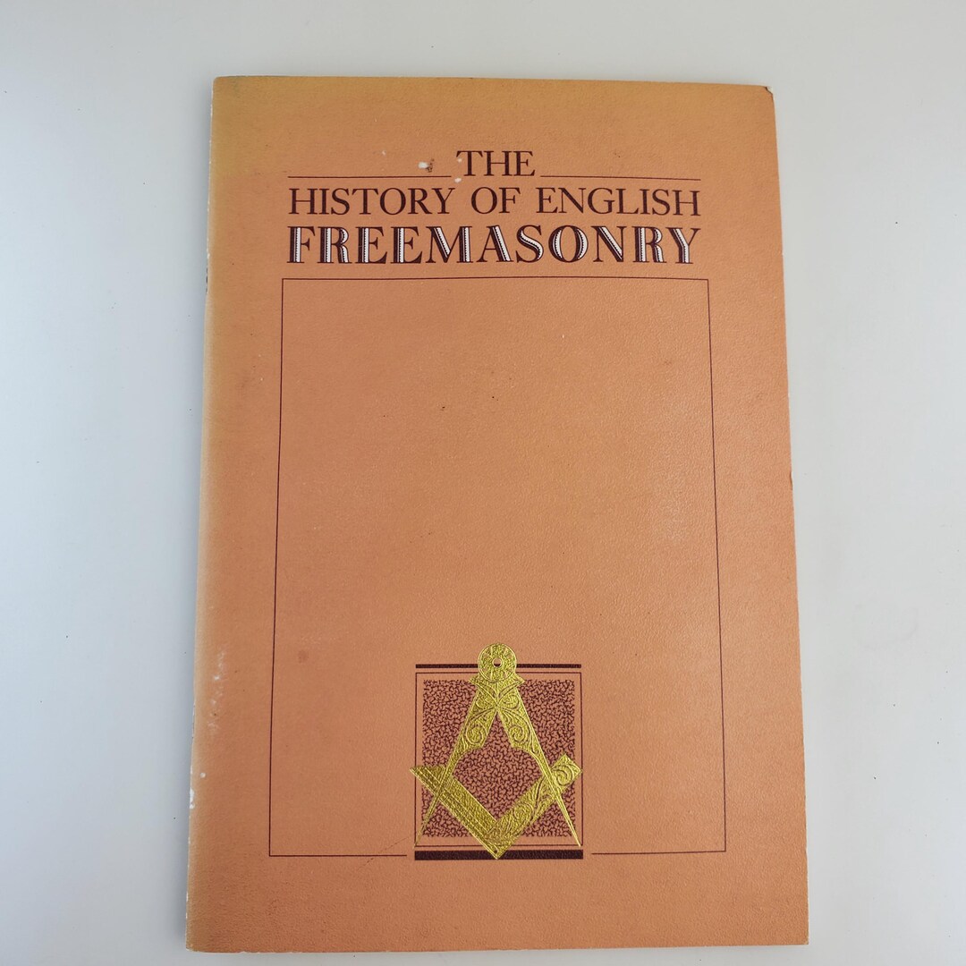 Vintage History of English Freemasonry Souvenir Booklet From the ...