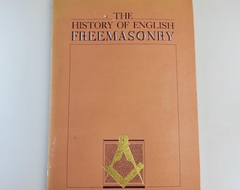 Vintage History of English Freemasonry Souvenir Booklet from The Library & Museum of The United Grand Lodge of England