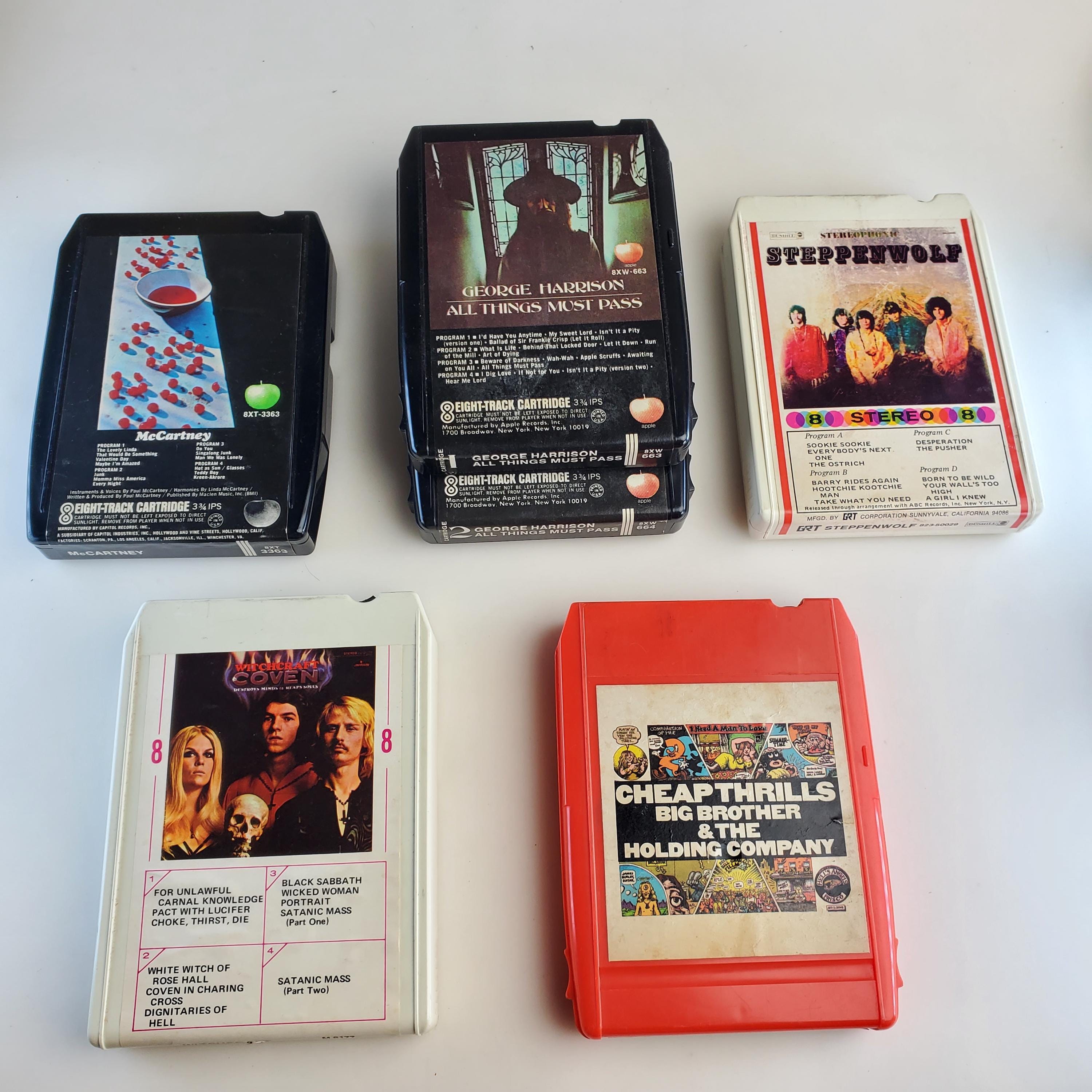Rare 8-track Cassette Tapes. Priced Separately. Read Description