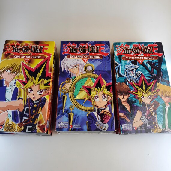 Vintage 90's VHS Yu Gi Oh! Animated Movies With Original Sleeves