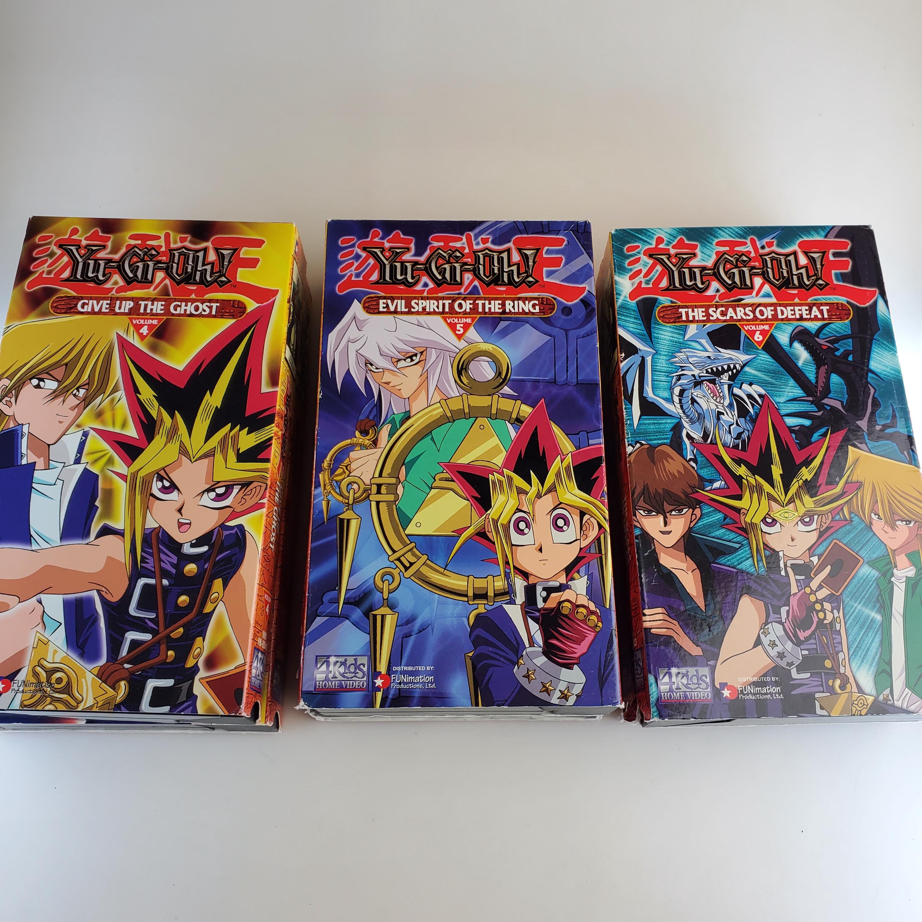 Vintage 90's VHS Yu Gi Oh! Animated Movies With Original Sleeves