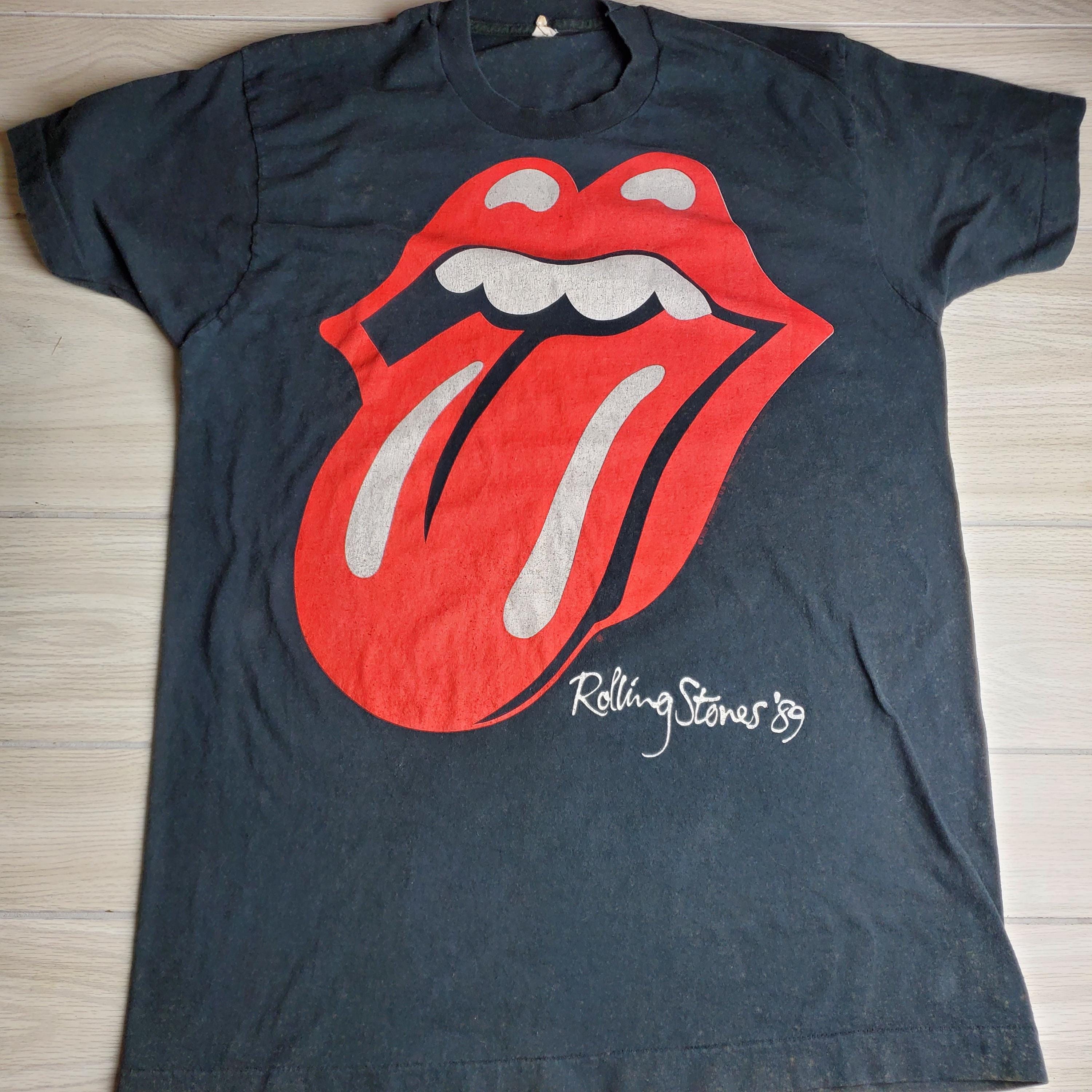 The Rolling Stones 1989 ヴィンテージ VTG '89 Rolling Stones Band Tee - Fruit of the Loom – New2You LX