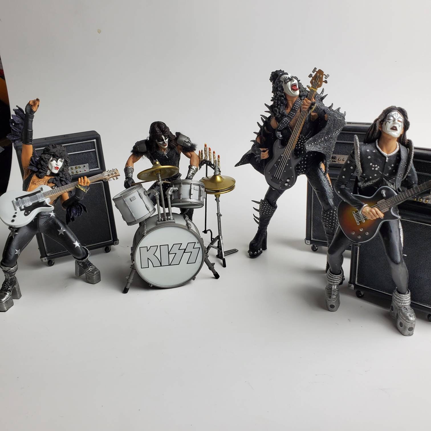 McFarlane Toys KISS Alive Complete Action Figure Set Gene Simmons