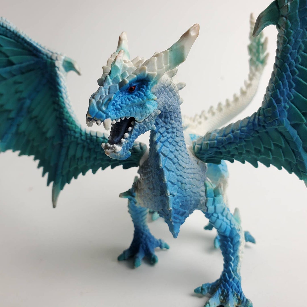Schleich Bayala Ice Hunter Dragon Figure, D-73527 With Posable Wings