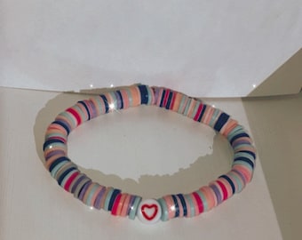 Mystery color Heishi  bead bracelet