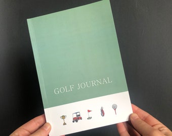 Golf Journal - Golf Logbook, Golf Scorecard, Golf Gift, Golf Present, English Golf, Golf Presents