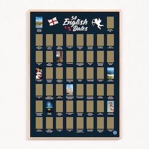 Français Dates - Affiche Buck off Bucket List, Cadeau de Saint-Valentin, Cadeau d’anniversaire, Cadeau d’anniversaire, Cadeau anglais, Idées de dates, Saint-Valentin