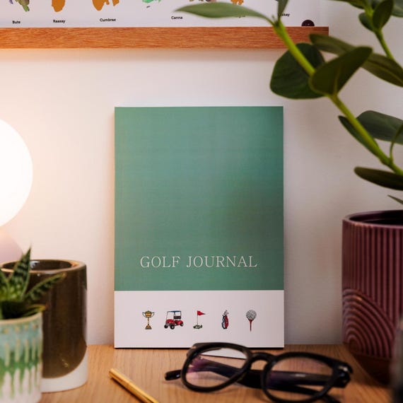 A5 Golf Journal - Golf Scorecard Logbook