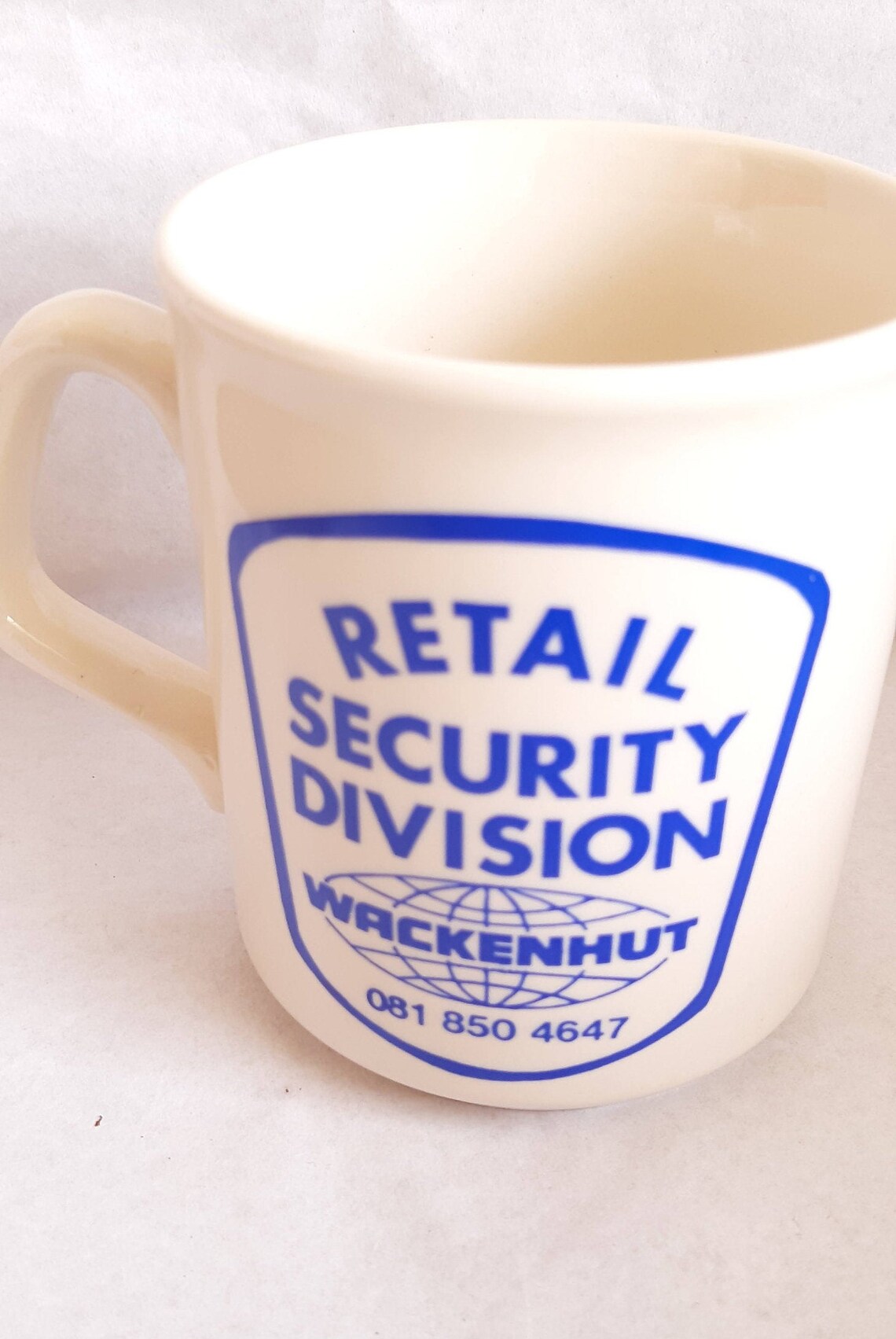 VintageCoffeeMugMug VintageWackenhut Retail Security Etsy