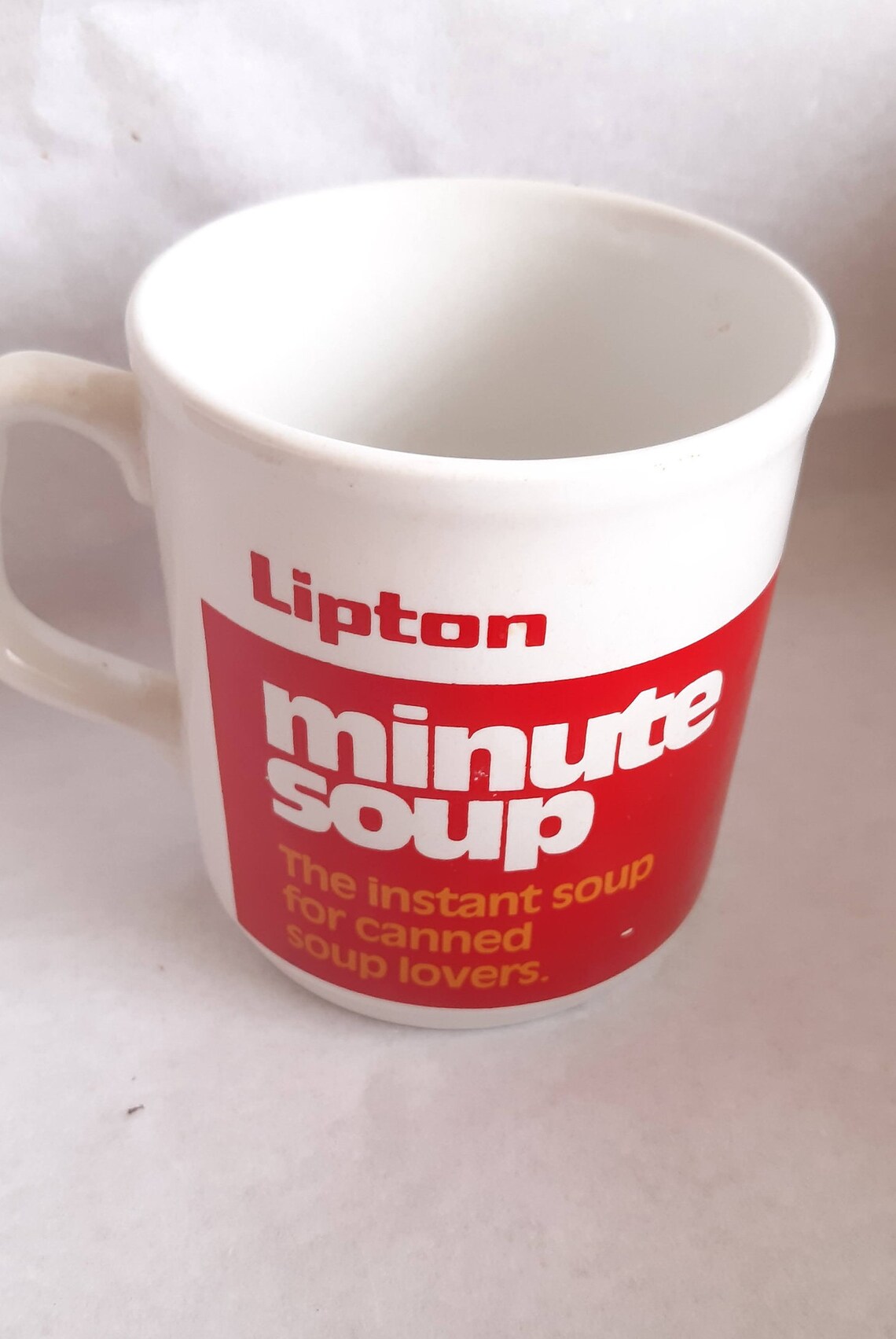 VintageCoffeeMugMug VintageLipton Minute Soup Etsy
