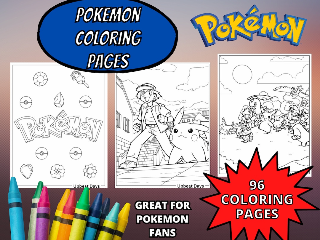 10 Unique Pokémon Coloring Pages You Can Download