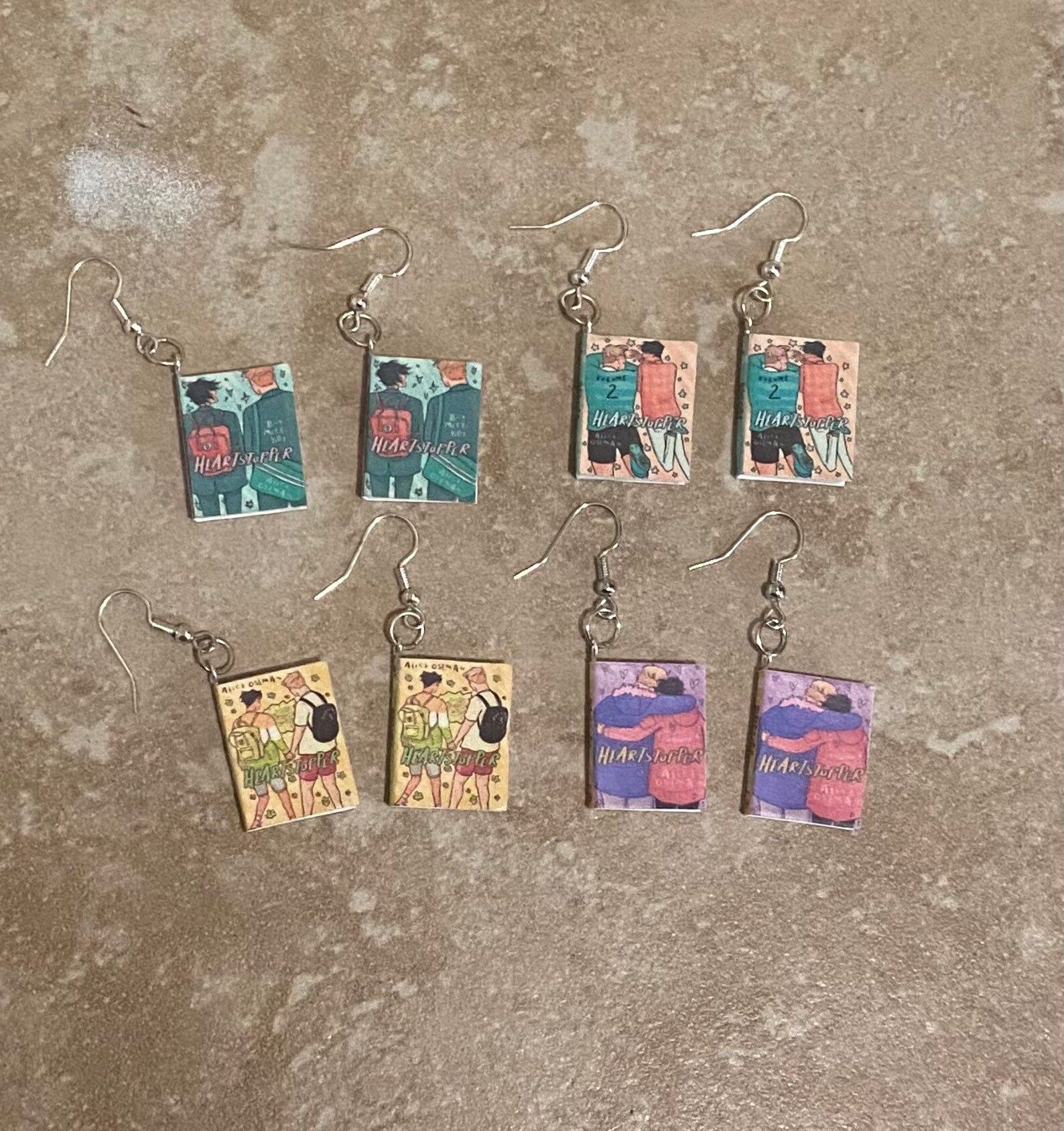 Heartstopper earrings