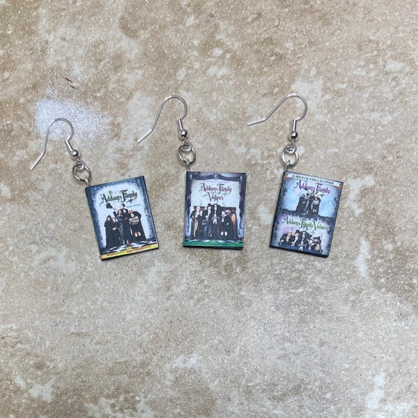 The Addams Family Movie Cover Earrings/ Halloween Earrings