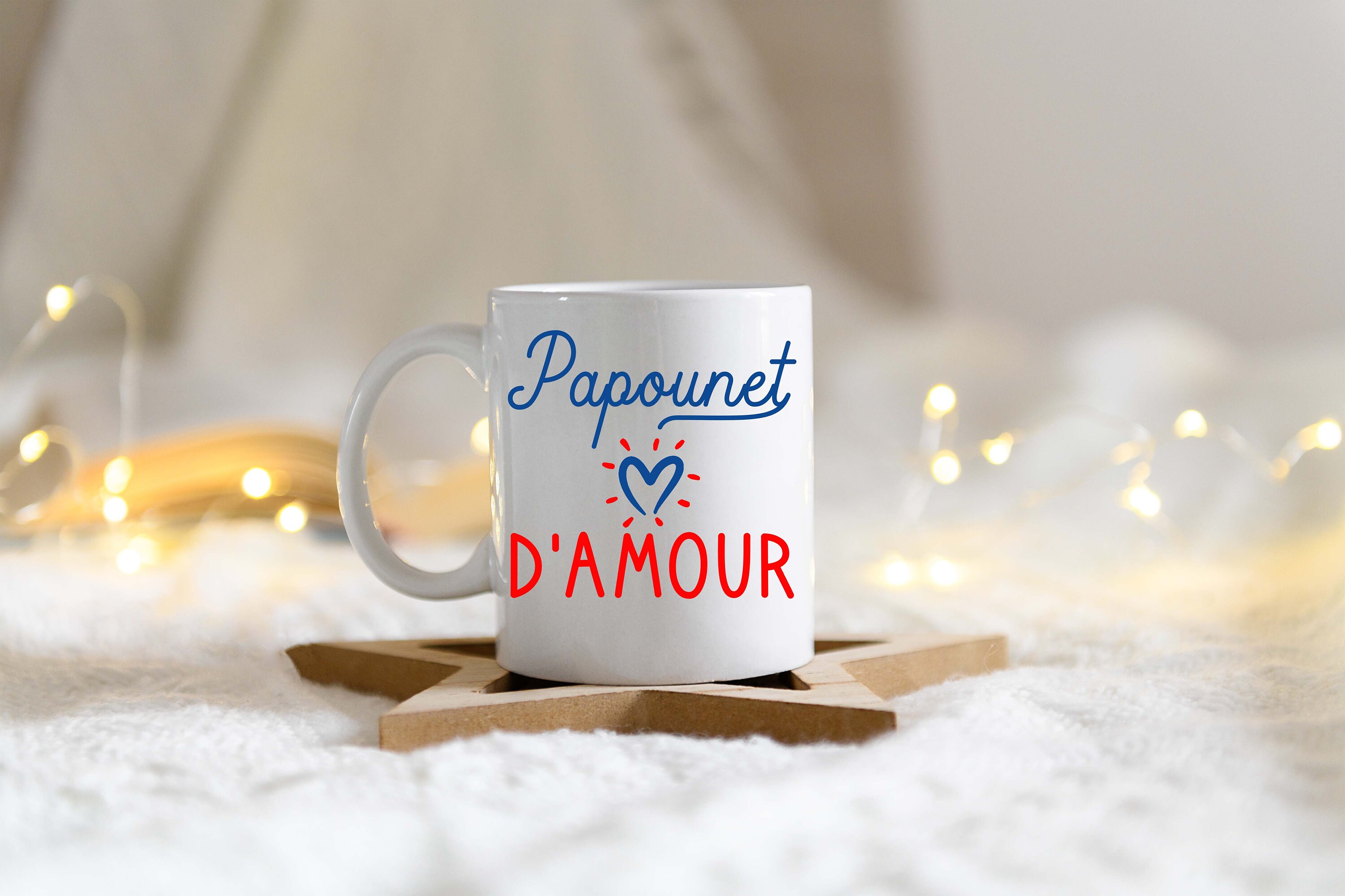 Papounet D Amour Mug Pour Papa Original Tasse Fête Des Pères