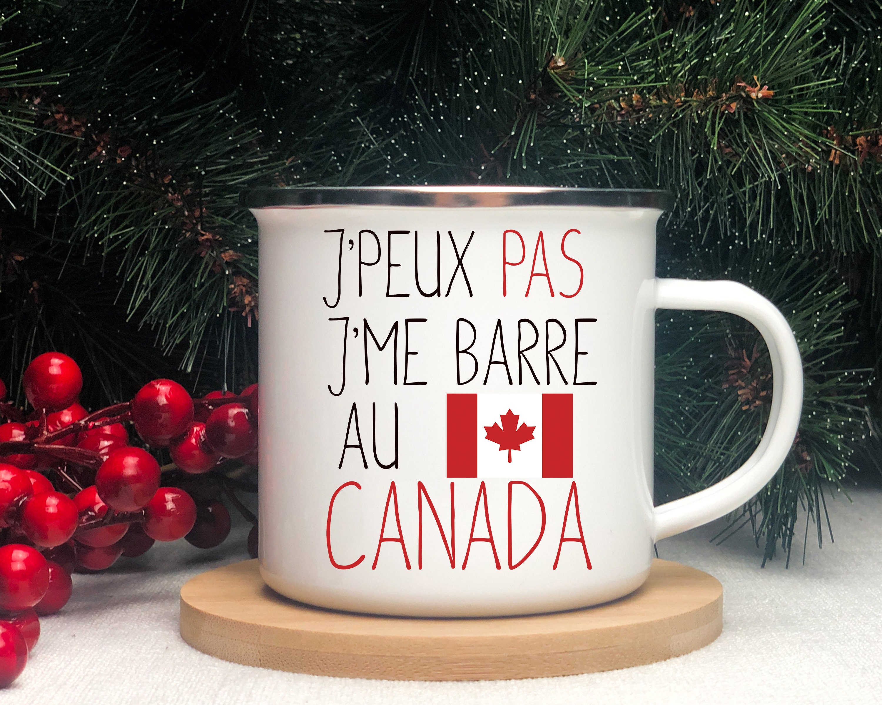 Mug Je Peux Pas Me Barre Au Canada. Tasse Passion Cadeau Pour Les Passionnés Du Canada