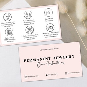 Permanent Jewelry Business Starter Pack, Permanent Jewelry Care Card, Permanent Bracelet, Waiver Form,Consent Form,	permanent jewelry tools,permanent necklace,warranty card	cartier bracelet,chain jewelry,linked permanent,jewelry charm,forever jewelry