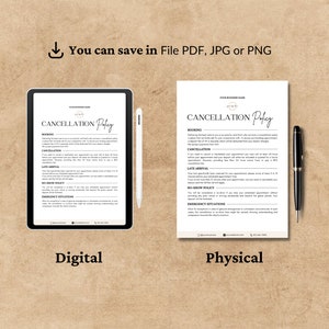 Editable Salon Cancellation Policy Template Cancellation Spa Policies Editable Salon Cancellation Policy Template Cancellation Spa Policies