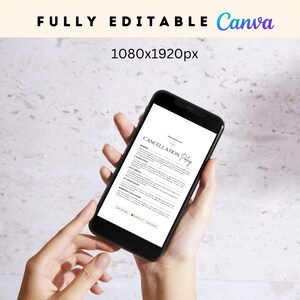 Editable Salon Cancellation Policy Template Cancellation Spa Policies Editable Salon Cancellation Policy Template Cancellation Spa Policies