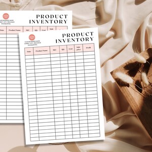 Editable Inventory Management Form, Small Business Inventory Tracker ...