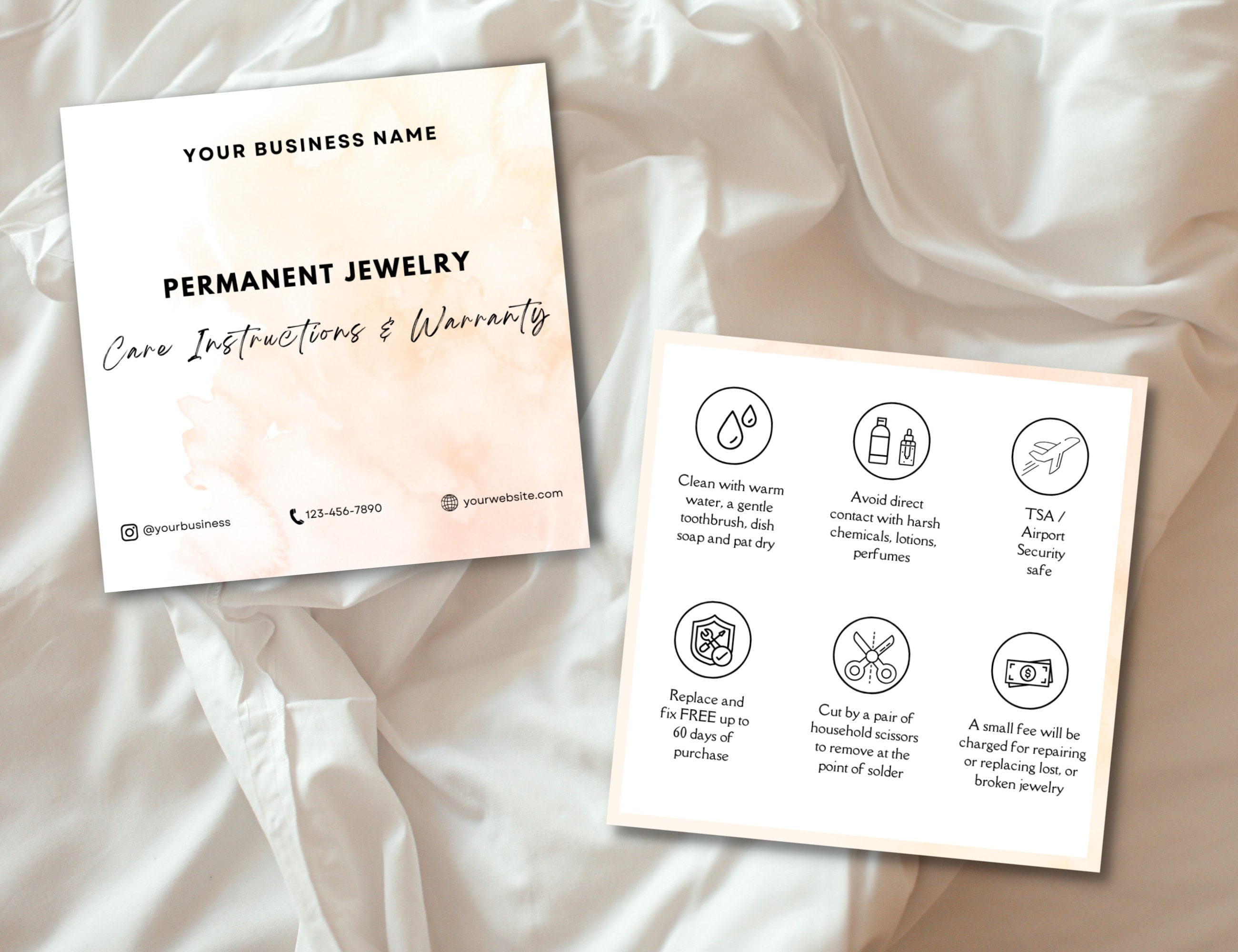 permanent-jewelry-care-card-template-diy-permanent-jewelry-warranty
