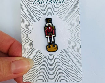 Nutcracker enamel badge pin / Christmas pin / ballet gift / ballet pin / PinPointe / nutcracker ballet / dancer gift / stocking filler