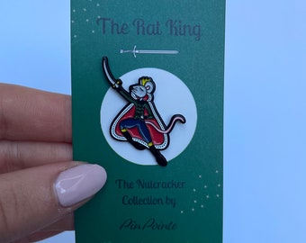 The Rat King Pin / The Nutcracker / collection / PinPointe / enamel pin / ballet gift / ballet dancer / Christmas pin / Christmas ballet