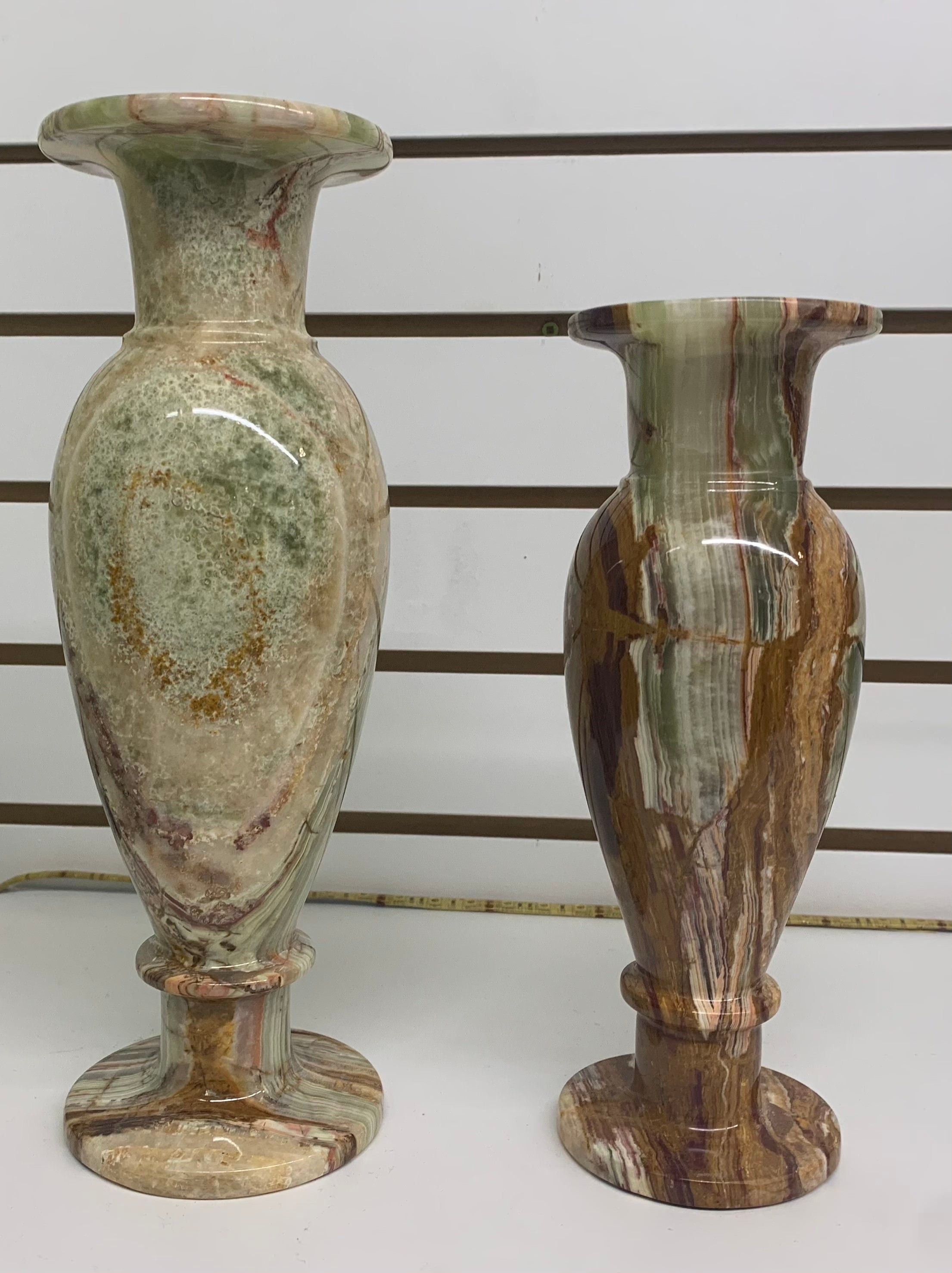 Marmor/Onyx Natürliche massiv schwere Stein geschnitzte Vasen Etsy