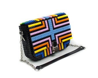 Stripes Pattern Clip Bag - Endless customizable high quality Lego-style bricks - Free shipping