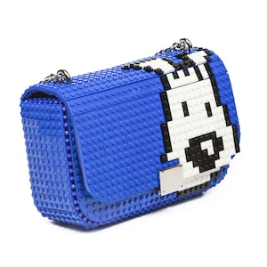 Bolso con solapa S Milú - Cambia su dibujo cuando quieras - Bloques tipo Lego de alta calidad - Envío Gratuito