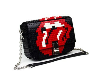 Rolling Stones Clip Bag - Endless customizable high quality Lego-style bricks - Free shipping