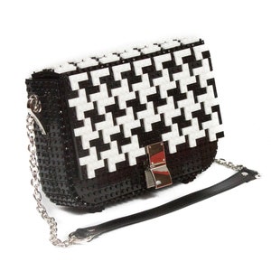 Houndstooth Clip Bag - Endless customizable high quality Lego-style bricks - Free shipping