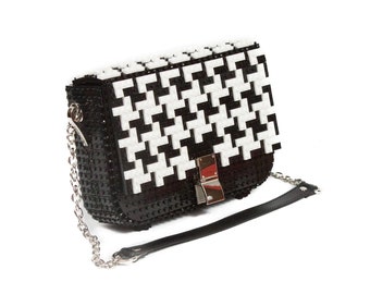 Houndstooth Clip Bag - Endless customizable high quality Lego-style bricks - Free shipping